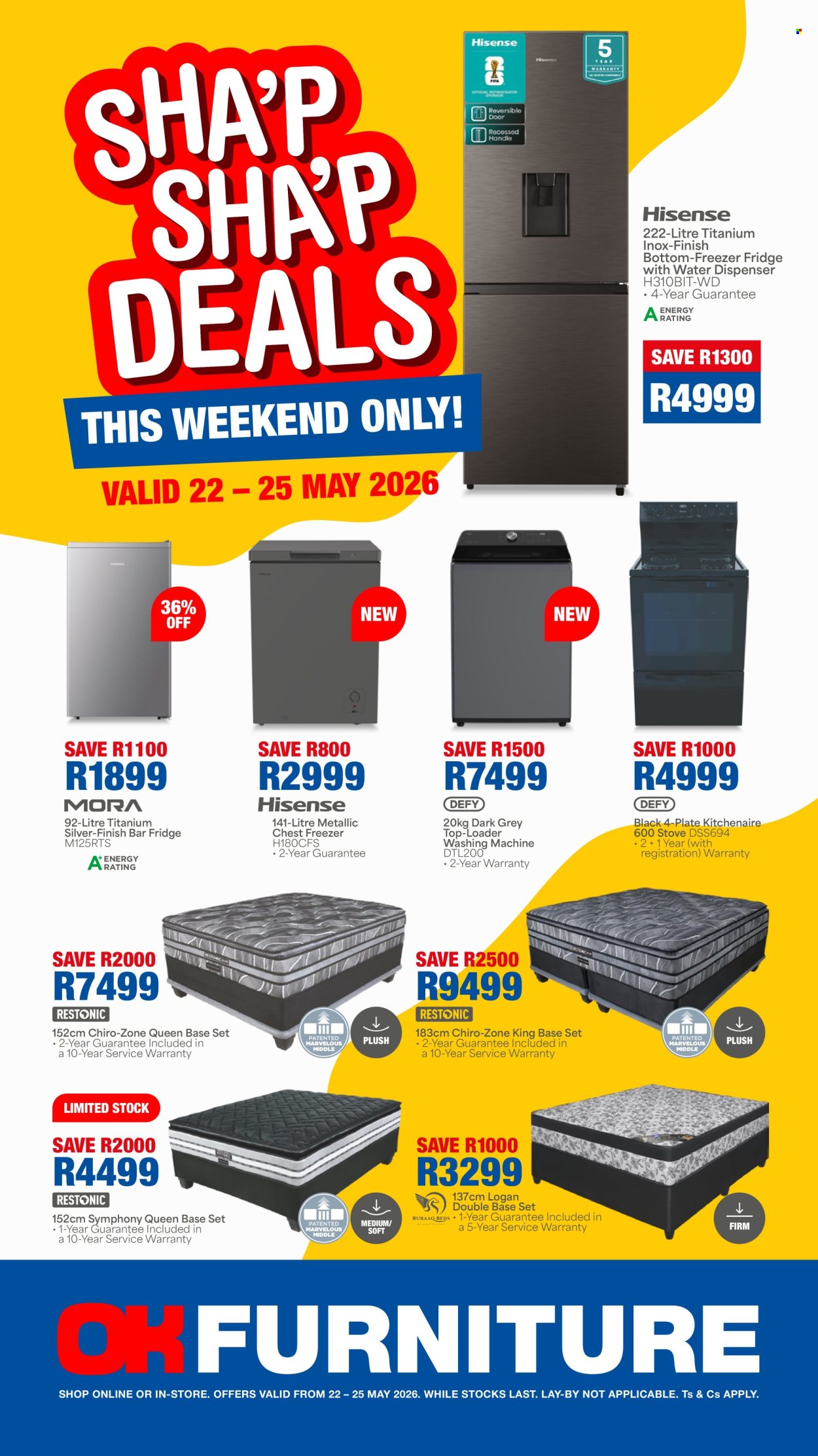 OK Furniture specials - 22/05/2026 - 25/05/2026. Page 1