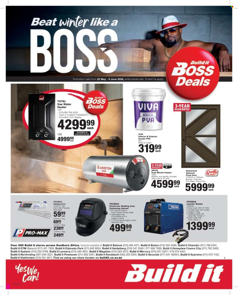 BUILD IT Specials • Friday 22 May to Saturday 6 Jun 2026