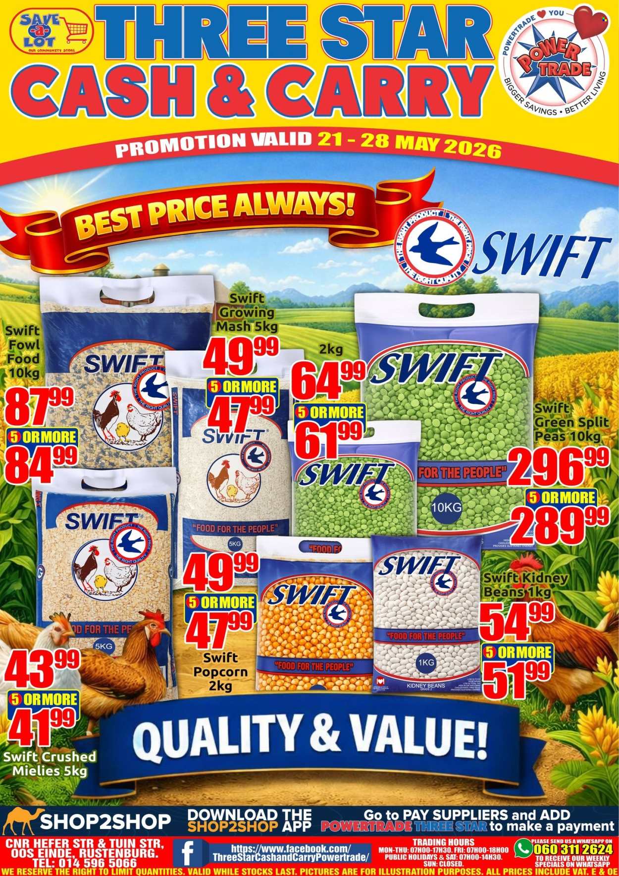 Three Star Cash and Carry specials - 21/05/2026 - 28/05/2026. Page 1