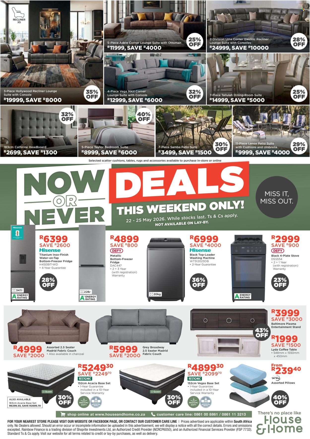 House & Home specials - 22/05/2026 - 25/05/2026. Page 1