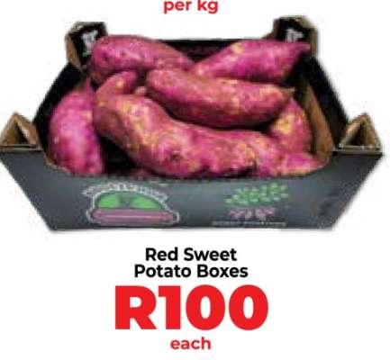 Red Sweet Potato Boxes