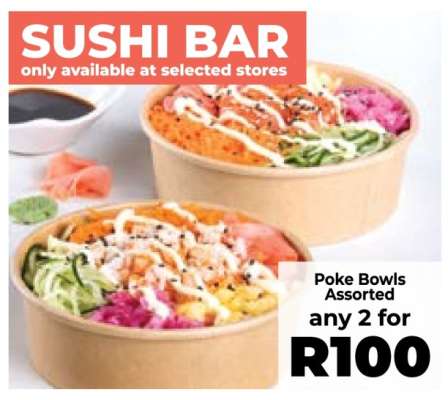 Poke Bowls Assorted
