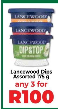 Lancewood Dips Assorted 175 g