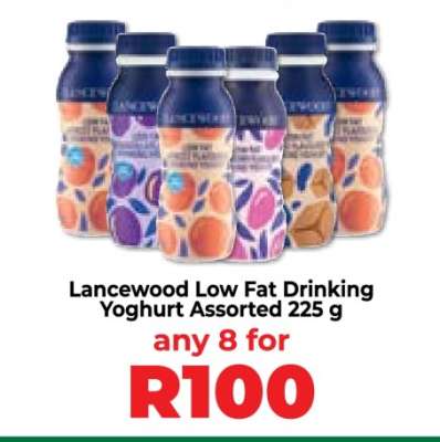 Lancewood Low Fat Drinking Yoghurt Assorted 225 g