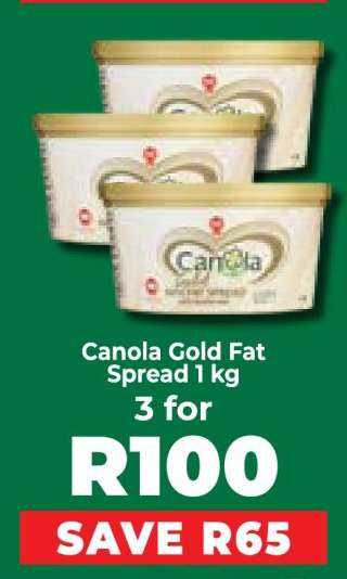 Canola Gold Fat Spread 1 kg