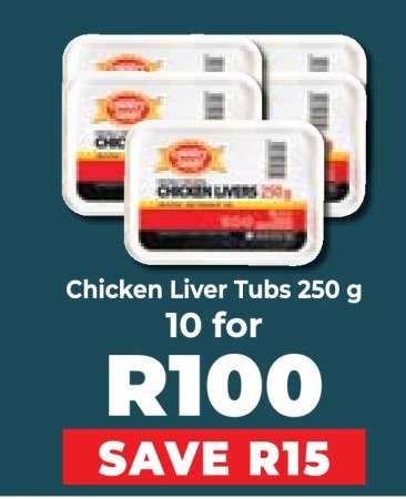 Chicken Liver Tubs 250 g