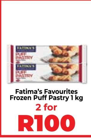Fatima’s Favourites Frozen Puff Pastry 1 kg