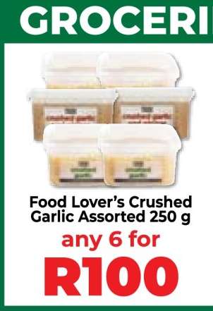 Food Lover’s Crushed Garlic Assorted 250 g