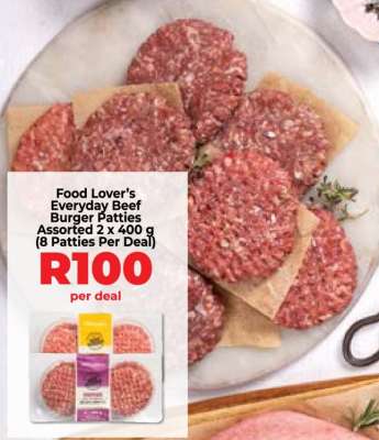 Food Lover’s Everyday Beef Burger Patties