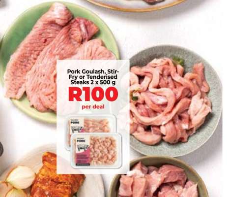 Pork Goulash, Stir-Fry or Tenderised Steaks