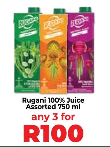 Rugani 100% Juice Assorted 750 ml