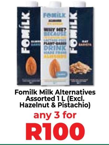 Fomilk Milk Alternatives Assorted 1 L