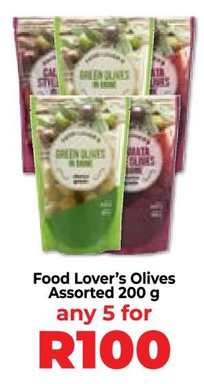 Food Lover’s Olives Assorted 200 g