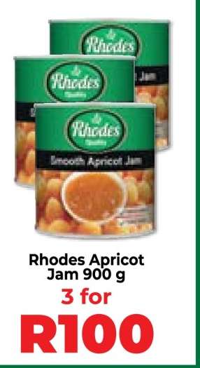 Rhodes Apricot Jam 900 g