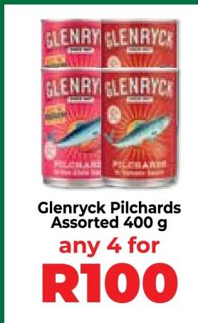 Glenryck Pilchards Assorted 400 g