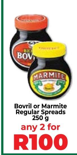 Bovril or Marmite Regular Spreads