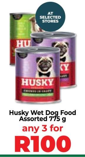 Husky Wet Dog Food Assorted 775 g