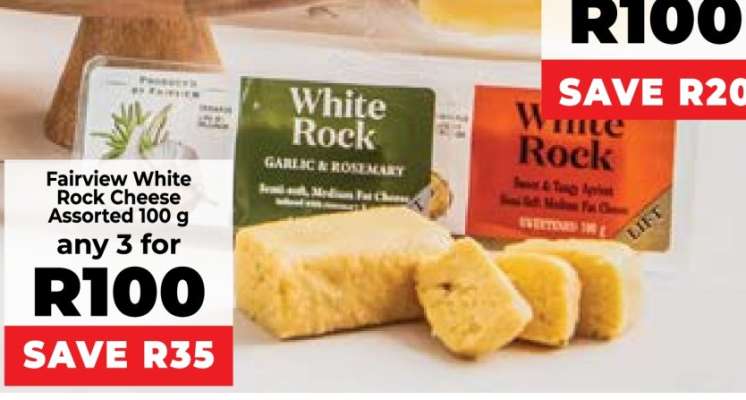 Fairview White Rock Cheese Assorted 100 g