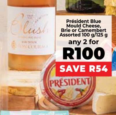 Président Blue Mould Cheese, Brie or Camembert