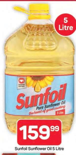 Sunfoil Sunflower Oil 5 Litre