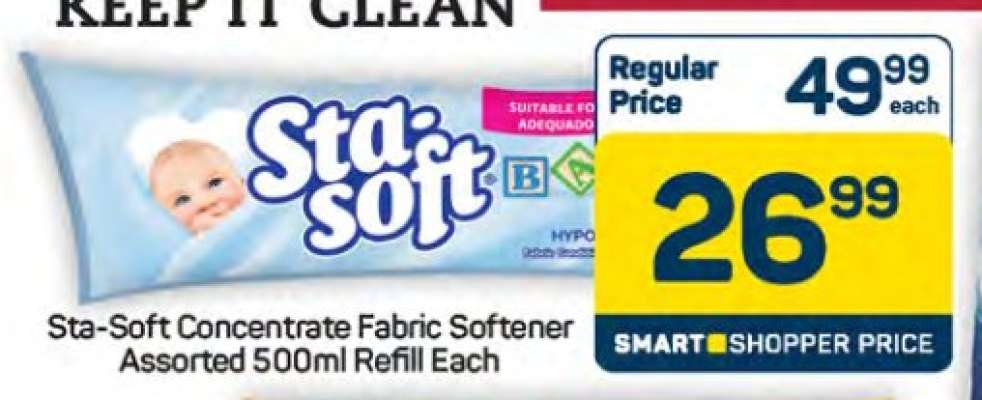 Sta-Soft Concentrate Fabric Softener