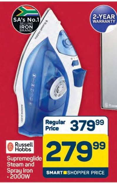 Russell Hobbs Supremeglide Steam and Spray Iron