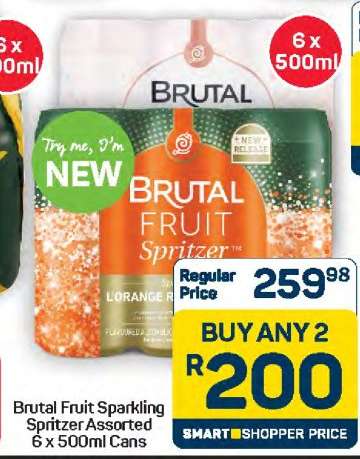 Brutal Fruit Sparkling Spritzer Assorted