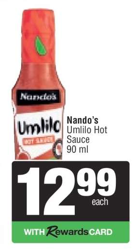 Nando's Umlilo Hot Sauce