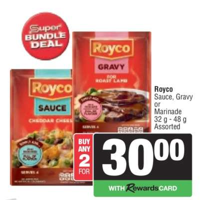Royco Sauce, Gravy or Marinade
