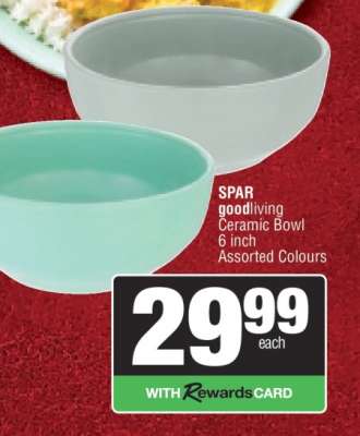 SPAR goodliving Ceramic Bowl