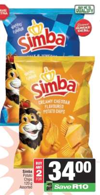 SIMBA POTATO CHIPS