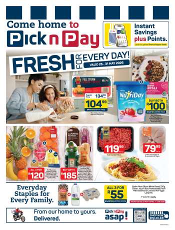 Pick n Pay catalogue  - 25/05/2026 - 31/05/2026.