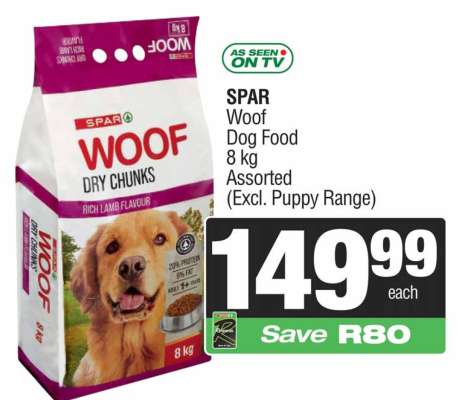 SPAR Woof Dog Food
