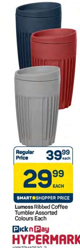 Lumos Ribbed Coffee Tumbler