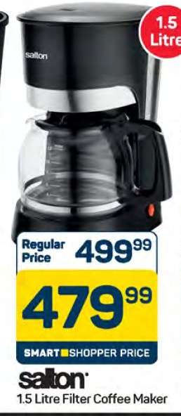 Salton 1.5 Litre Filter Coffee Maker
