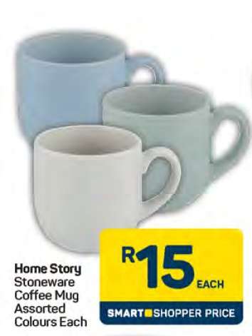 Home Story Stoneware Coffee Mug
