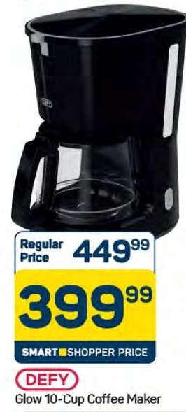 DEFY Glow 10-Cup Coffee Maker