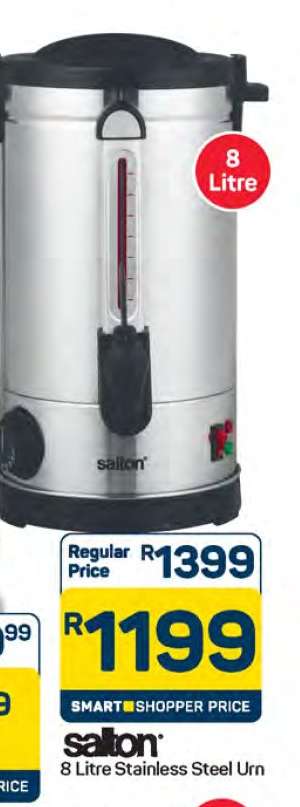 Salton 8 Litre Stainless Steel Urn