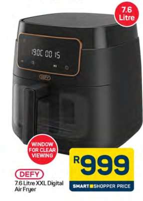 DEFY 7.6 Litre XXL Digital Air Fryer