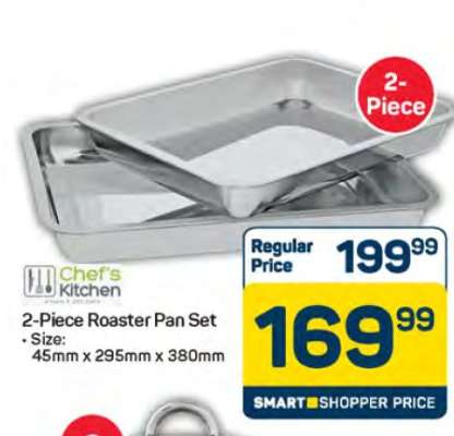 2-Piece Roaster Pan Set