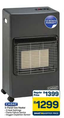 CADAC 3-Panel Gas Heater