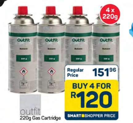 Outfit 220g Gas Cartridge