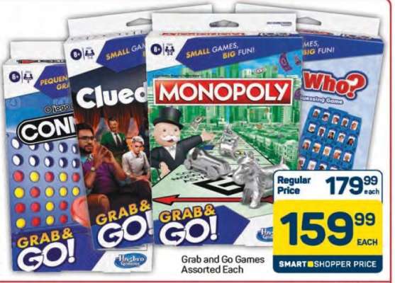 Grab and Go Games Assorted