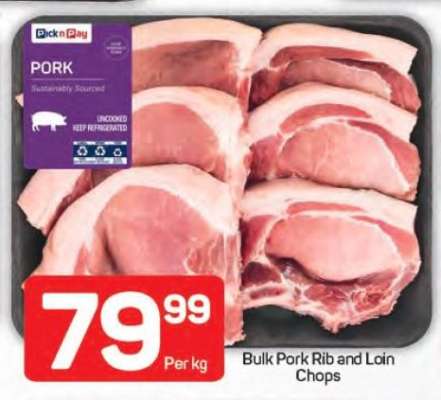 Bulk Pork Rib and Loin Chops