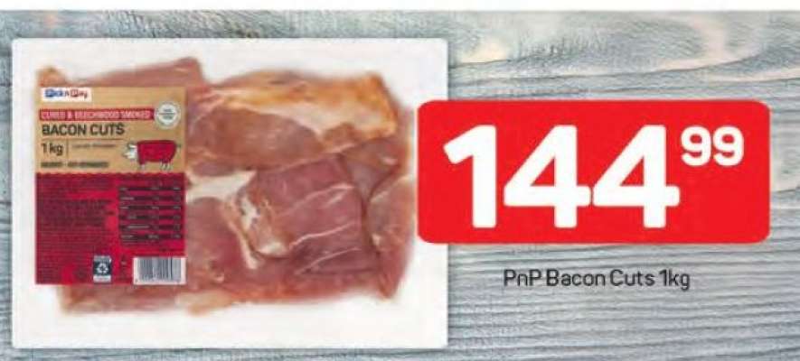 PnP Bacon Cuts 1kg
