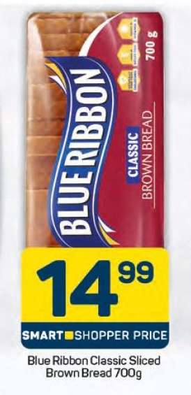 BLUE RIBBON CLASSIC SLICED BROWN BREAD 700g