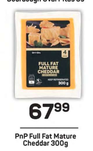 PnP Full Fat Mature Cheddar 300g