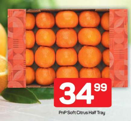PnP Soft Citrus Half Tray