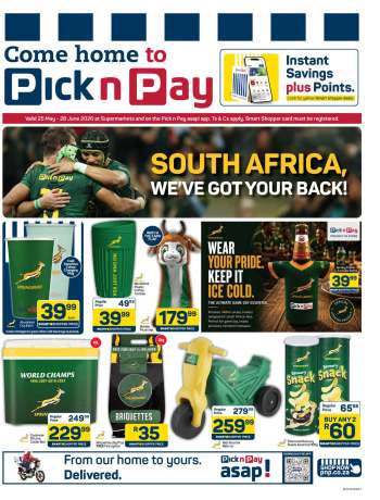Pick n Pay catalogue  - 25/05/2026 - 28/06/2026.