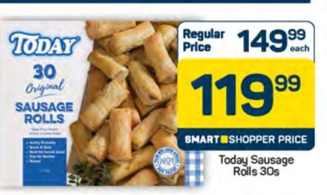 Today Sausage Rolls 30s